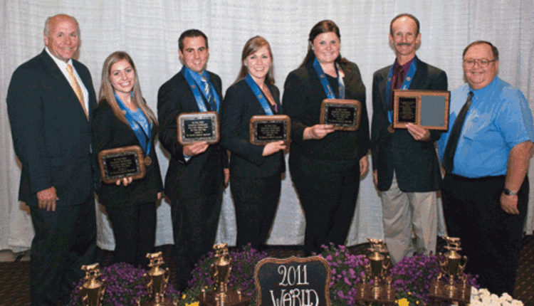 2011 Post-Secondary Dairy Judging Team Champions: Modesto Junior College