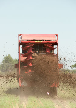 applying nutrients to field