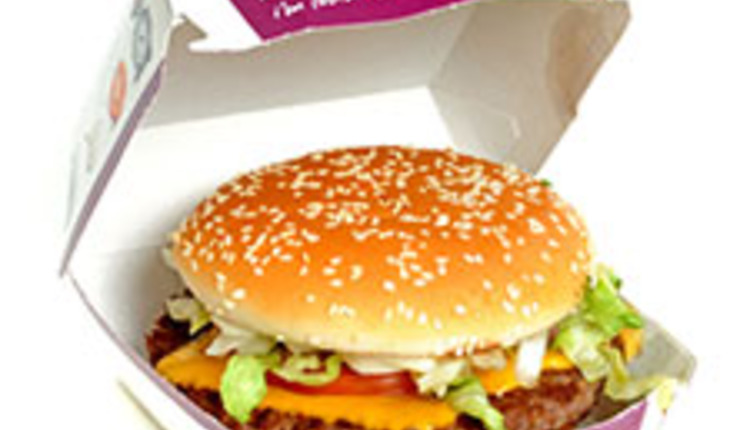 McDonald's burger in Germany