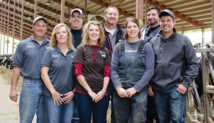 Collins Dairy team
