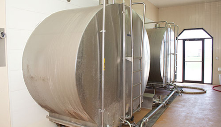 two bulk tanks
