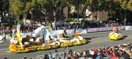 Adventures in Real Food float
