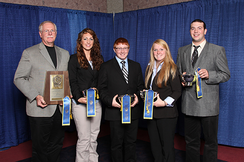 SUNY Cobleskill dairy judging team
